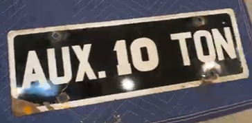 Aux 10 Ten Ton SSP Sign