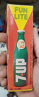 7Up Fun Lite Bottle Flashlight in Box
