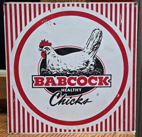 Babcock Healthy Chicks SST Sign