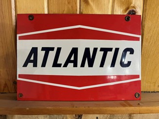 Atlantic White on Red SSP Pump Plate