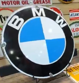 BMW Bavarian Motor Works Convex SSP 24” Diameter Sign