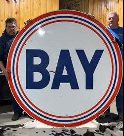 Bay Gasoline 6’ Pole Sign DSP