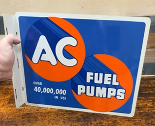 AC Fuel Pumps DST Flange Sign