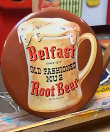 Belfast Old Fashioned Root Beer TOC Sign