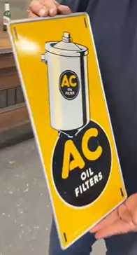 AC Oil Filters Black on Yellow SST Sign