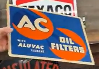 AC Oil Filters with Aluvac Element DST Flange Sign