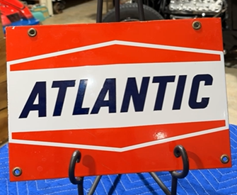 Atlantic Blue on White SSP Pump Plate