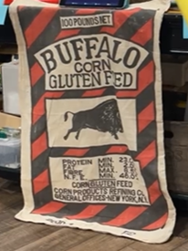 Buffalo Corn Gluten Feed New York 100 Pound Single Sided Seed Bag