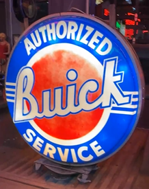 Buick Authorized Service 48 Inch Lexan Single Sided Sign