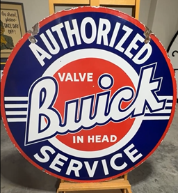 Buick Valve in Head Authorized Service DSP 42 Inch Sign