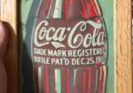 Coca-Cola Christmas Bottle SST Sign