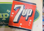 Fresh Up with 7Up Embossed SST Sign