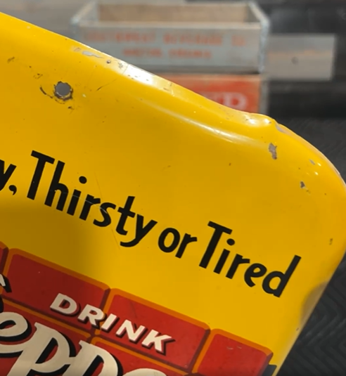 Drink Dr. Pepper When Hungry Thirsty or Tired SST Tube Thermometer