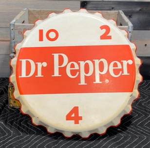 Dr Pepper 10 2 4 Bottle Cap SST Sign