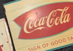 Coca-Cola Sign of Good Taste DST Flange Sign