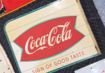 Coca-Cola Sign of Good Taste DST Flange Sign