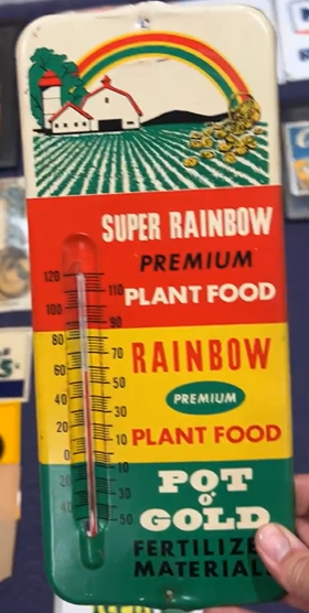 Rainbow Premium Plant Food Fertilizer Materials SST Tube Thermometer