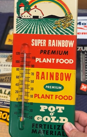Rainbow Premium Plant Food Fertilizer Materials SST Tube Thermometer