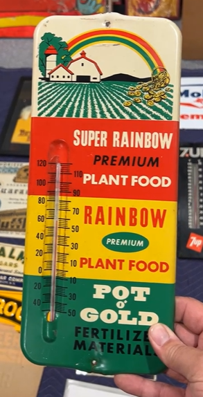 Rainbow Premium Plant Food Fertilizer Materials SST Tube Thermometer