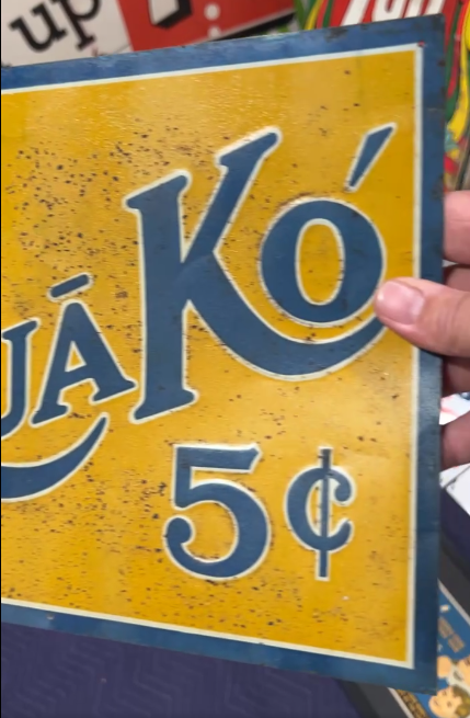 Quako 5 Cents SST Sign