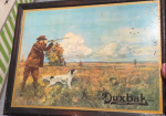 Utica Duxbak Corporation Hunter with Dog TOC Sign