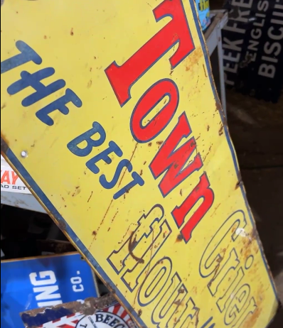 Town Crier the Best Flour in Town SST Sign