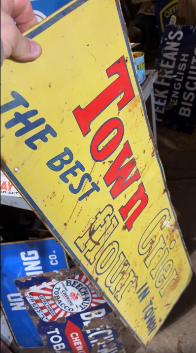 Town Crier the Best Flour in Town SST Sign