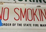 No Smoking by Order of the Fire Marshal DSP Flange Sign