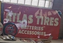 Atlas Tires Batteries Accessories SST Sign