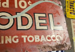 Model Smoking Tobacco Moustache Man SST Sign