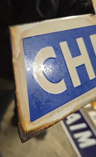 Chevrolet Bow Tie from OK Used Cars Neon SSP Flange Sign