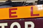 Shell Gasoline Single Sided Horizontal Strip Sign