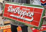 Dr Pepper Good for Life Red Bricks SSP Sign