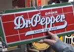 Dr Pepper Good for Life Red Bricks SSP Sign