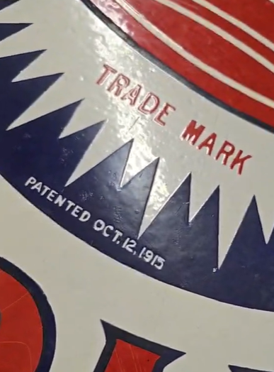 Red Crown Gasoline DSP Sign