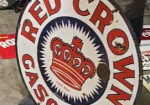 Red Crown Gasoline DSP Sign