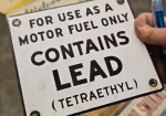 Motor Fuel Only Contains Lead Tetraethyl SSP Pump Plate Sign