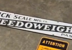 Merrick Scale Feedoweight Passaic NJ SSP Sign