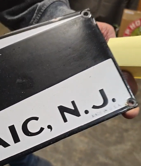 Merrick Scale Feedoweight Passaic NJ SSP Sign