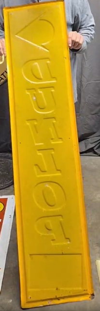 Dunlop Tire Safety Specialist SST Embossed Sign