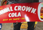 Royal Crown Cola RC Best by Taste Test SST Embossed Sign