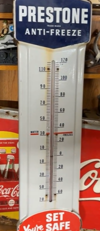 Prestone Anti-Freeze Set Safe Sure SSP Tube Thermometer