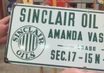 Sinclair Oil & Gas Amanda Vassar Well Lease SSP Sign Jail Bar Logo