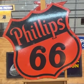 Phillips 66 30 Inch Shield DSP Sign