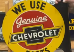 We Use Genuine Chevrolet Parts DST Flange Sign