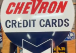 Chevron Credit Cards DSP Swinger Sign