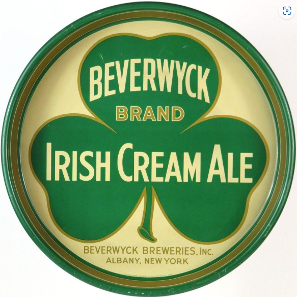 Beverwyck Irish Cream Ale Albany NY SST Tray