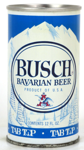 1966 Busch Bavarian 12oz (Mississippi tax) T53-03v2 Ring Top Can St. Louis Missouri