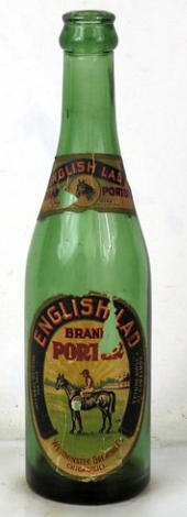 1938 English Lad Porter 12oz Bottle Chicago Illinois