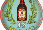 1938 F & S Beer and Ale 12 inch Serving Tray Shamokin Pennsylvania